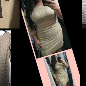 Gorgeous gold tone Dress